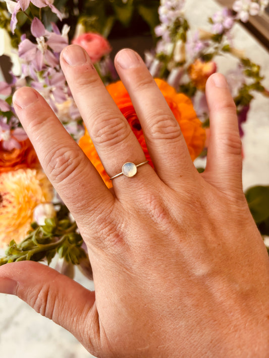 Moonstone Sterling Silver Ring