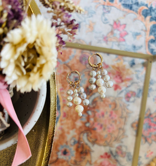 The Pearl Party Earrings